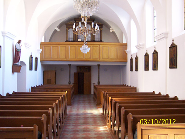 rekonstrukce kostela sv. Štěpána Malešovice